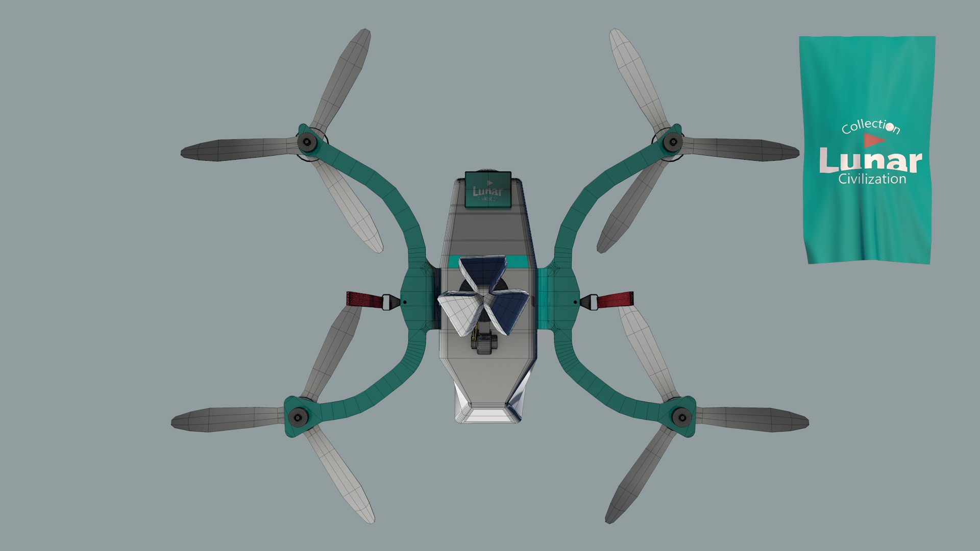 Lunar Drone Brutus 3D model_6