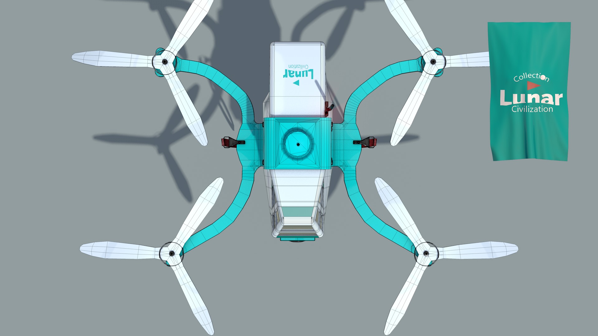 Lunar Drone Brutus 3D model_3