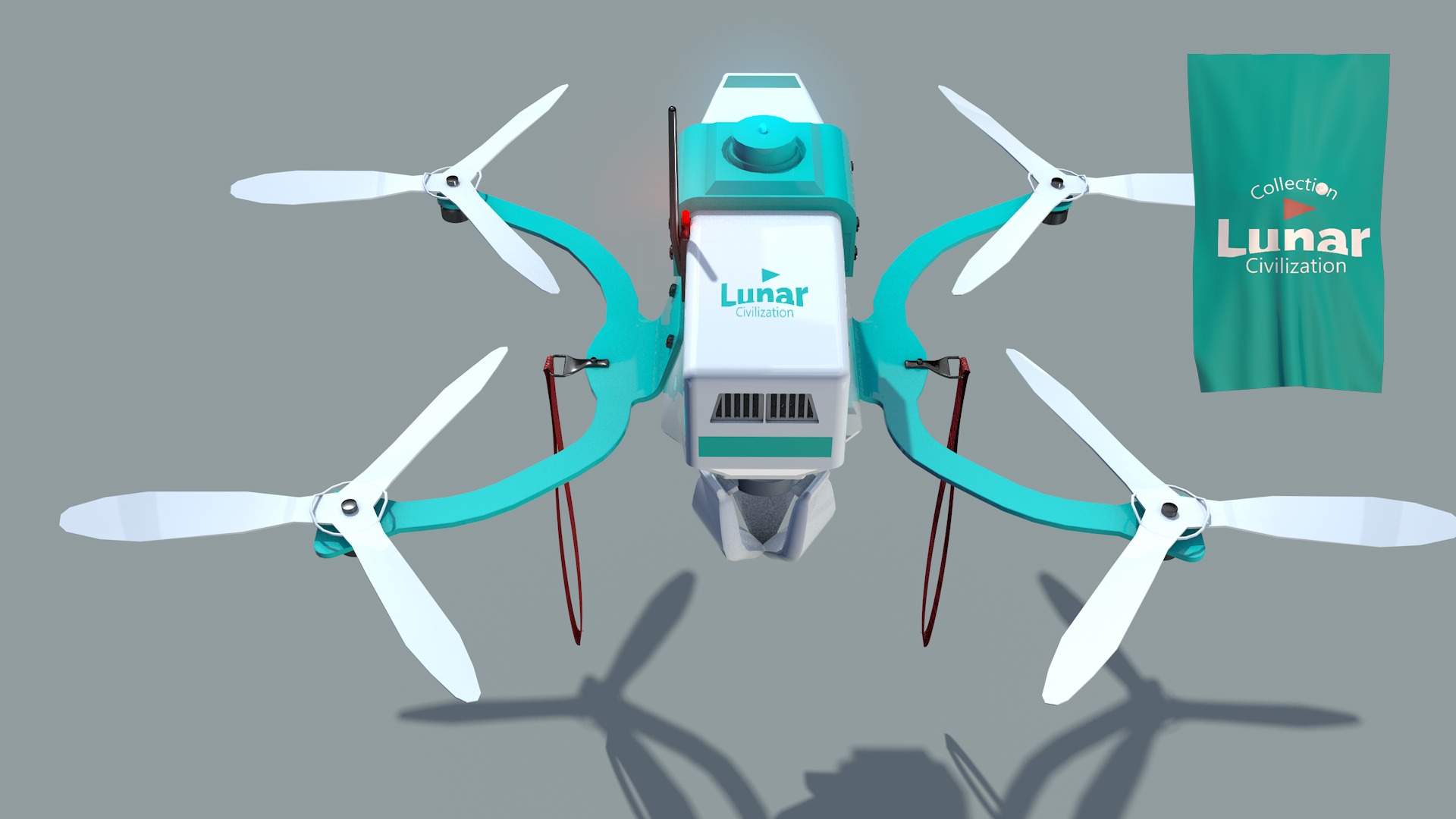 Lunar Drone Brutus 3D model_14