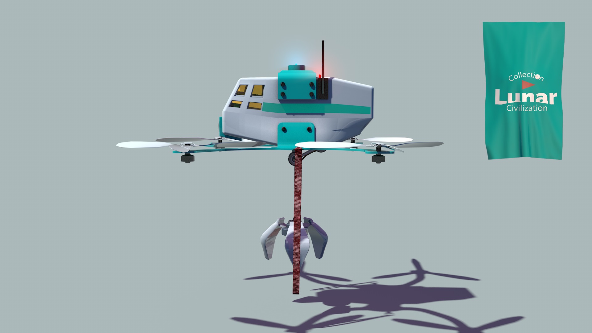 Lunar Drone Brutus 3D model_7