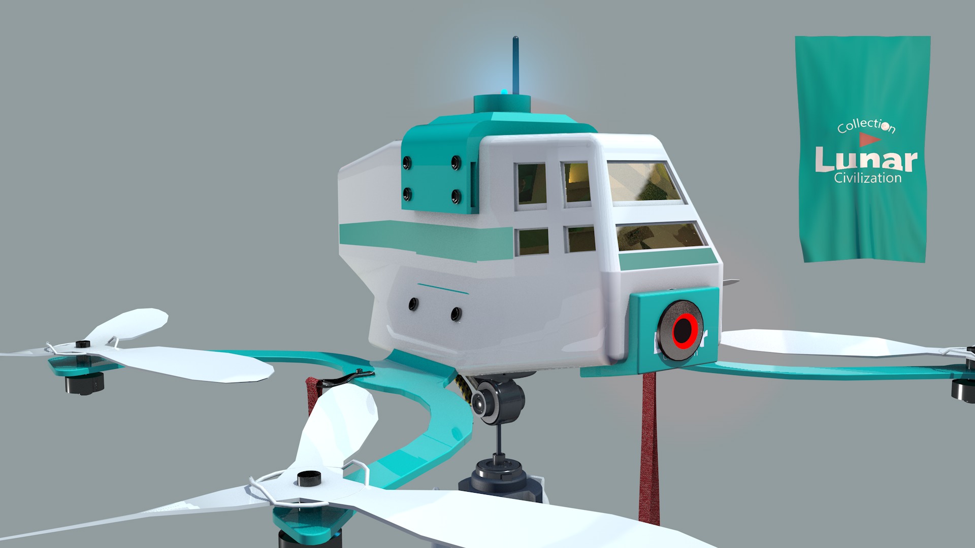 Lunar Drone Brutus 3D model_11