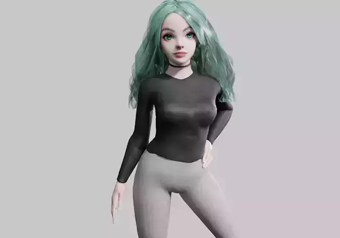 Pretty teen Woman V34281 