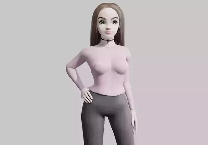 cute Basic Woman V33539 