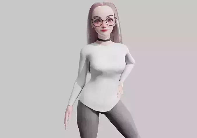 Cartoon Pretty Woman V31405 