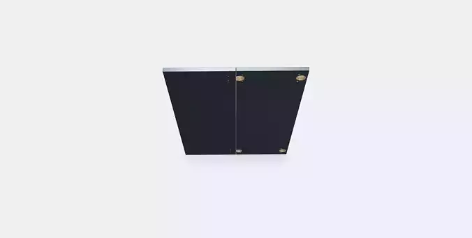 NICKEBO 2-p door f corner base cabinet set Low-poly 3D model