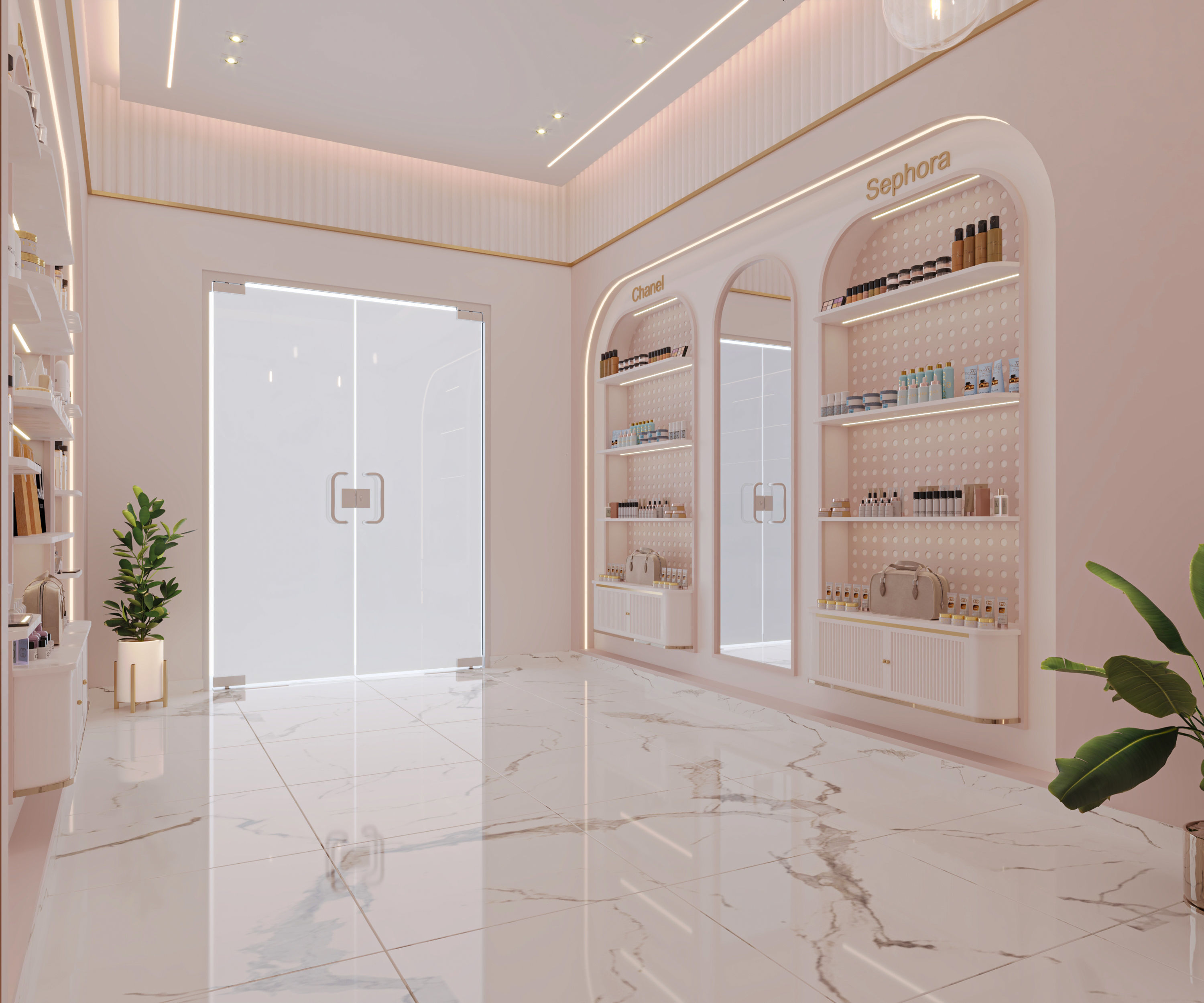 Beauty salon 3D model_2