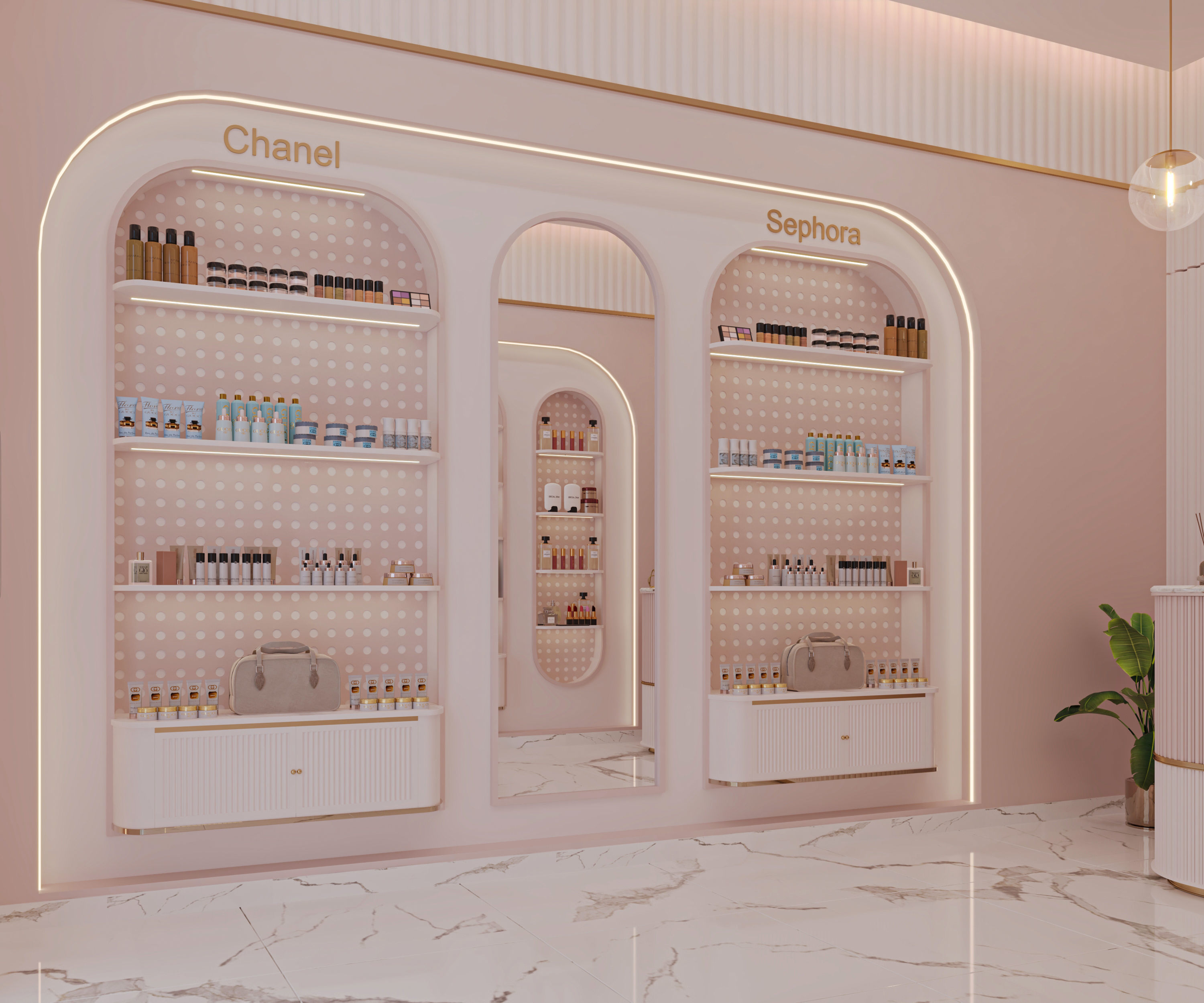 Beauty salon 3D model_3