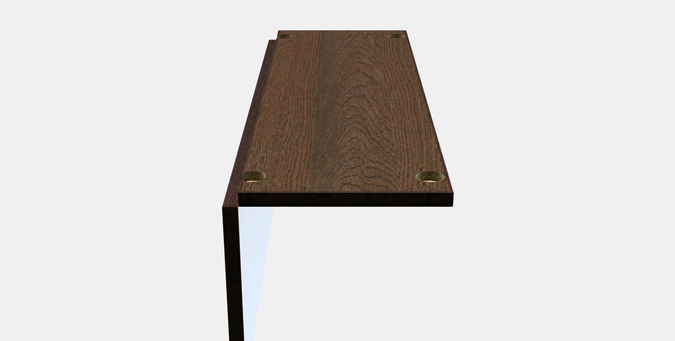 SINARP 2-p door f corner base cabinet set Low-poly 3D model_8