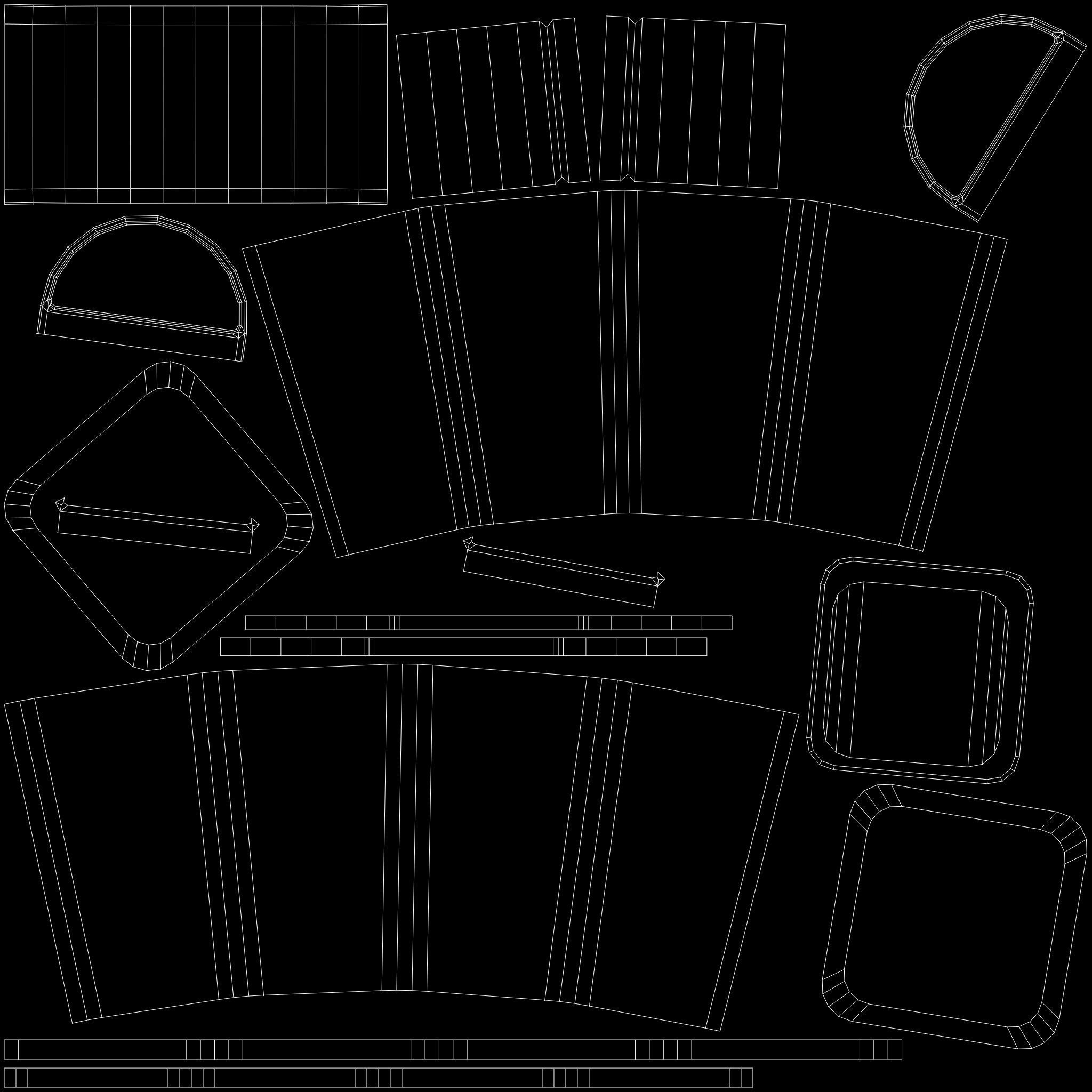 OLD DUSTBIN Low-poly 3D model_6