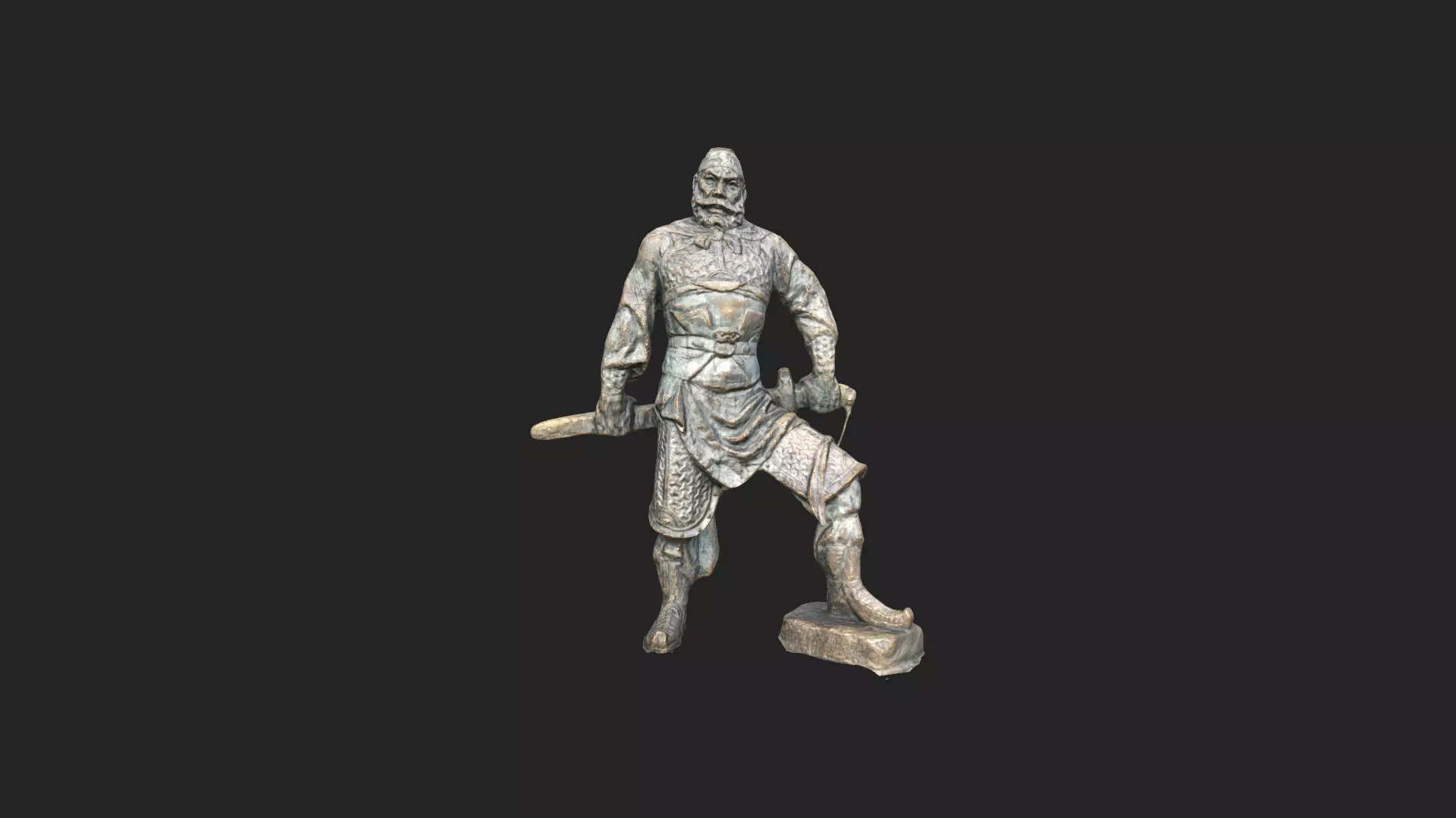 GuanBinga001 Low-poly 3D model_0