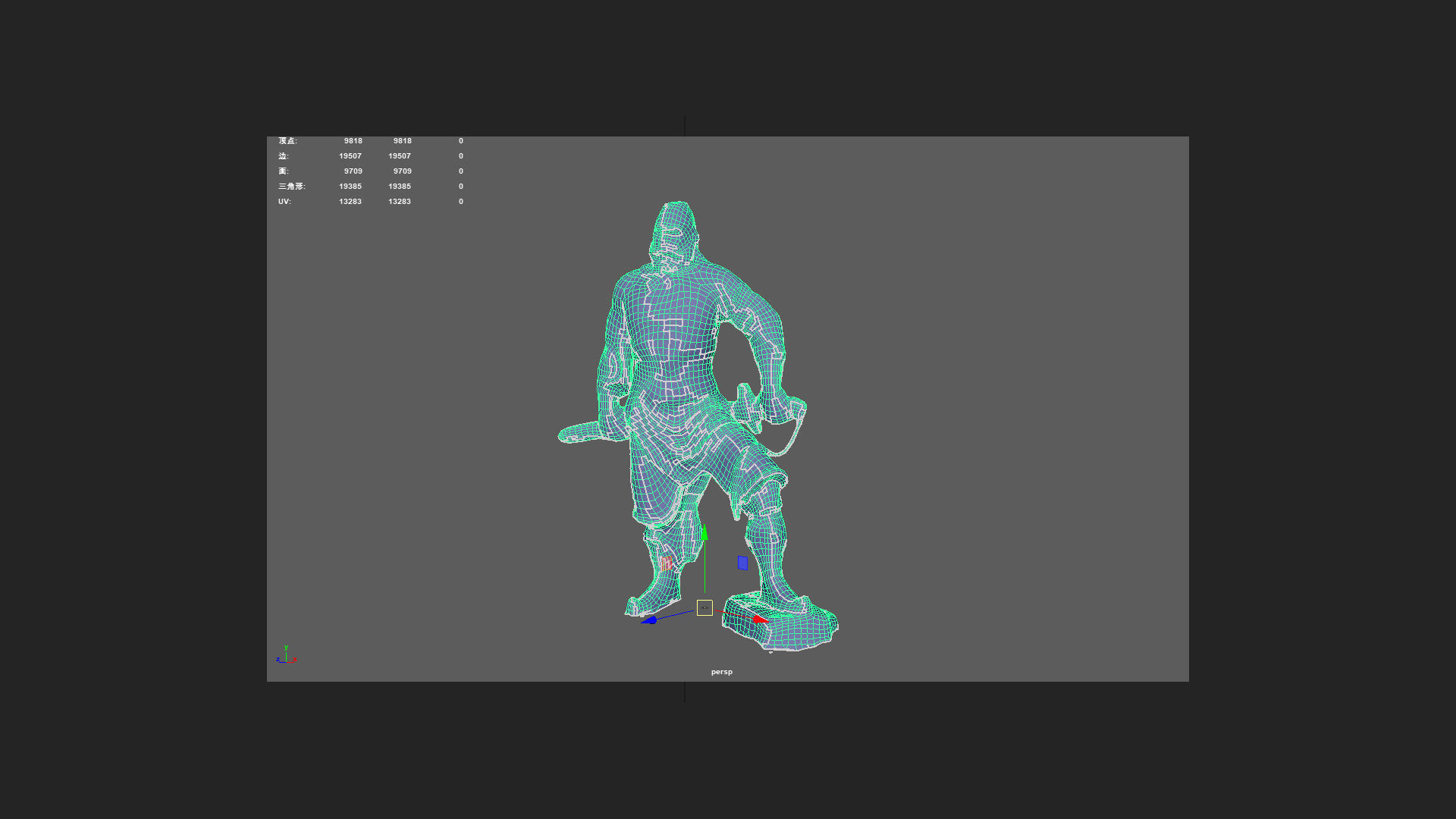 GuanBinga001 Low-poly 3D model_9