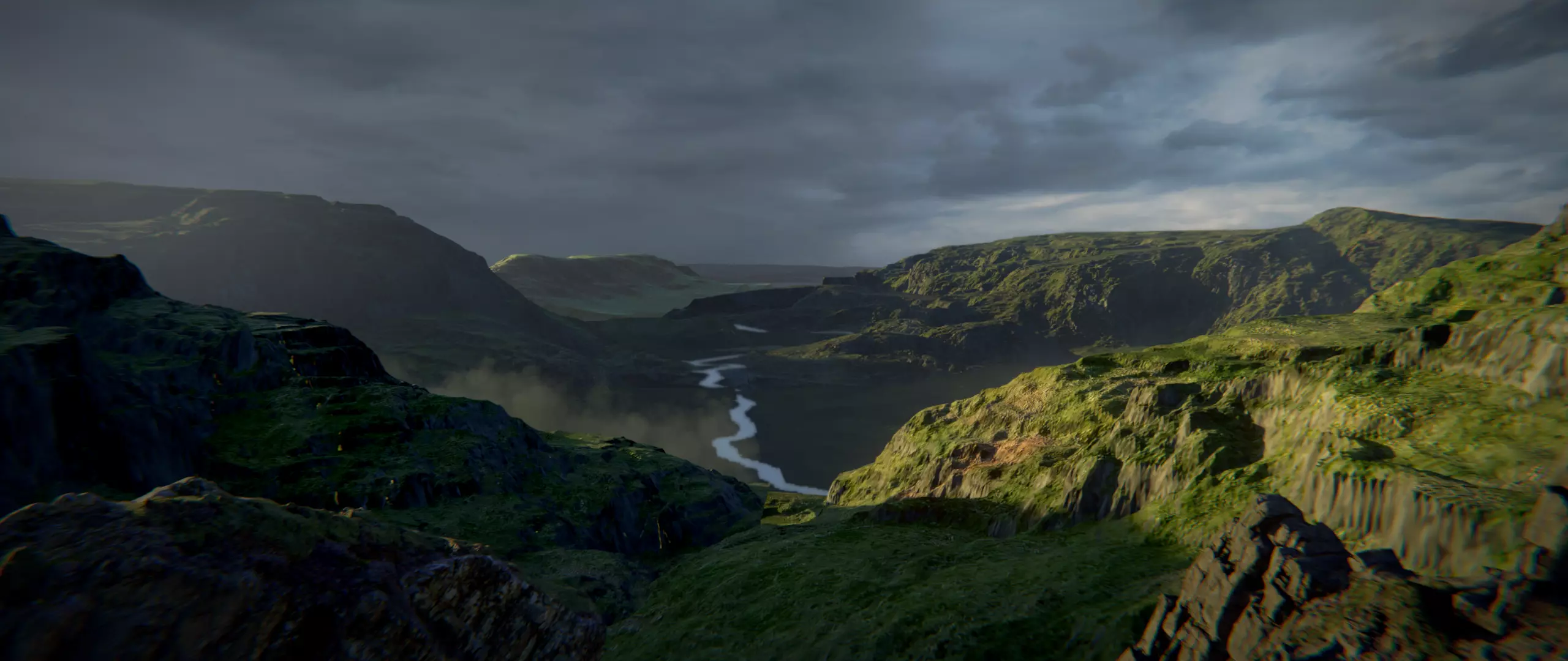 Highland Low-poly 3D model_0