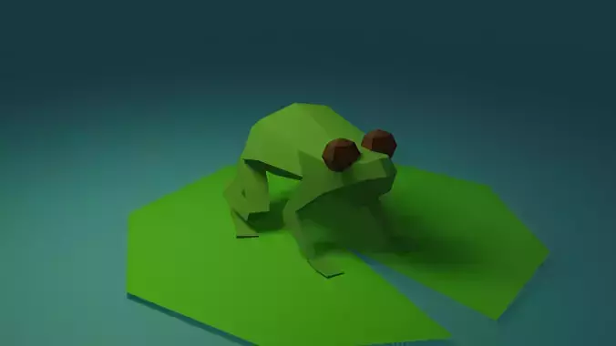 Frog Low Poly