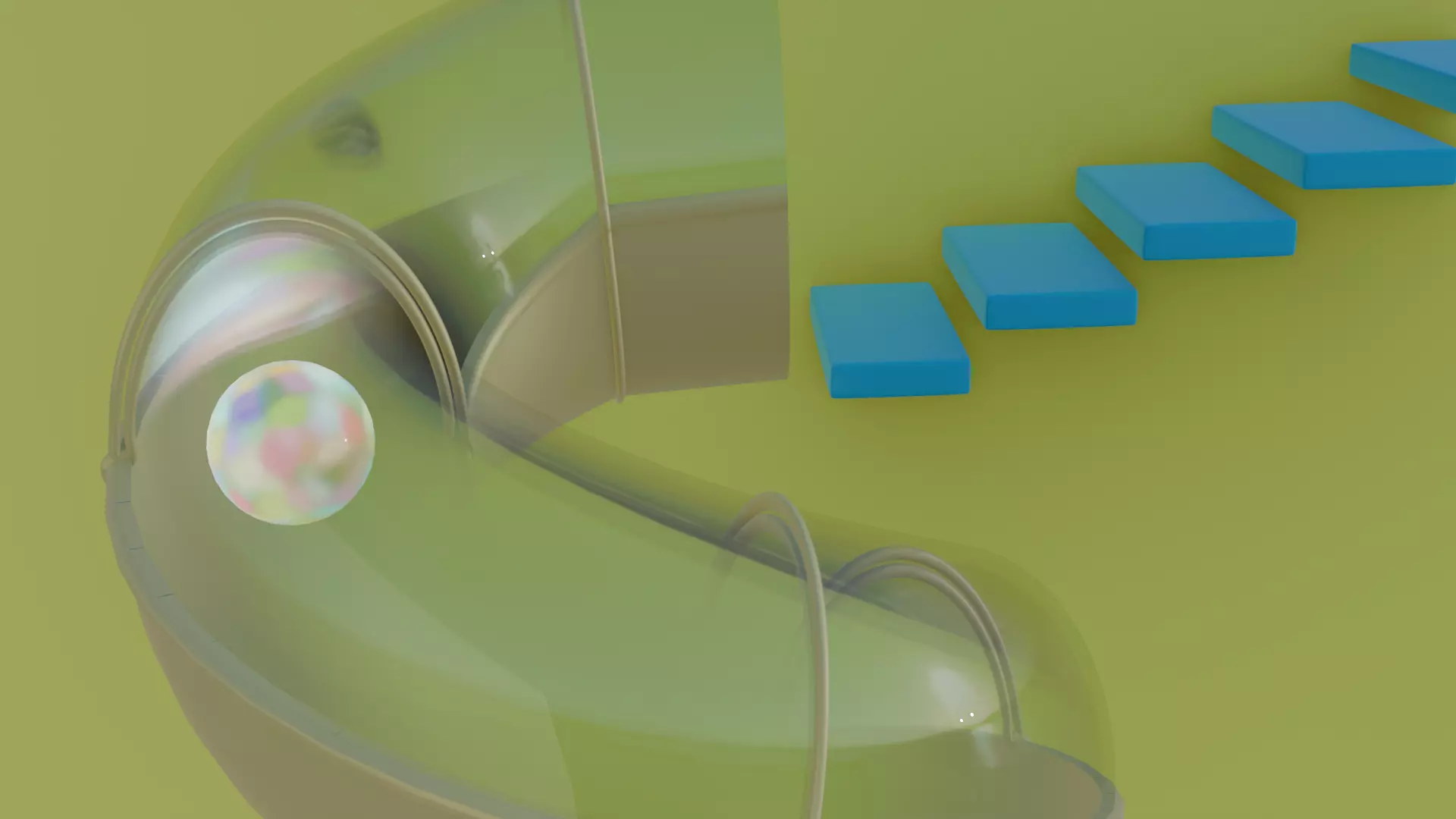 The ball rolls 3D model_0