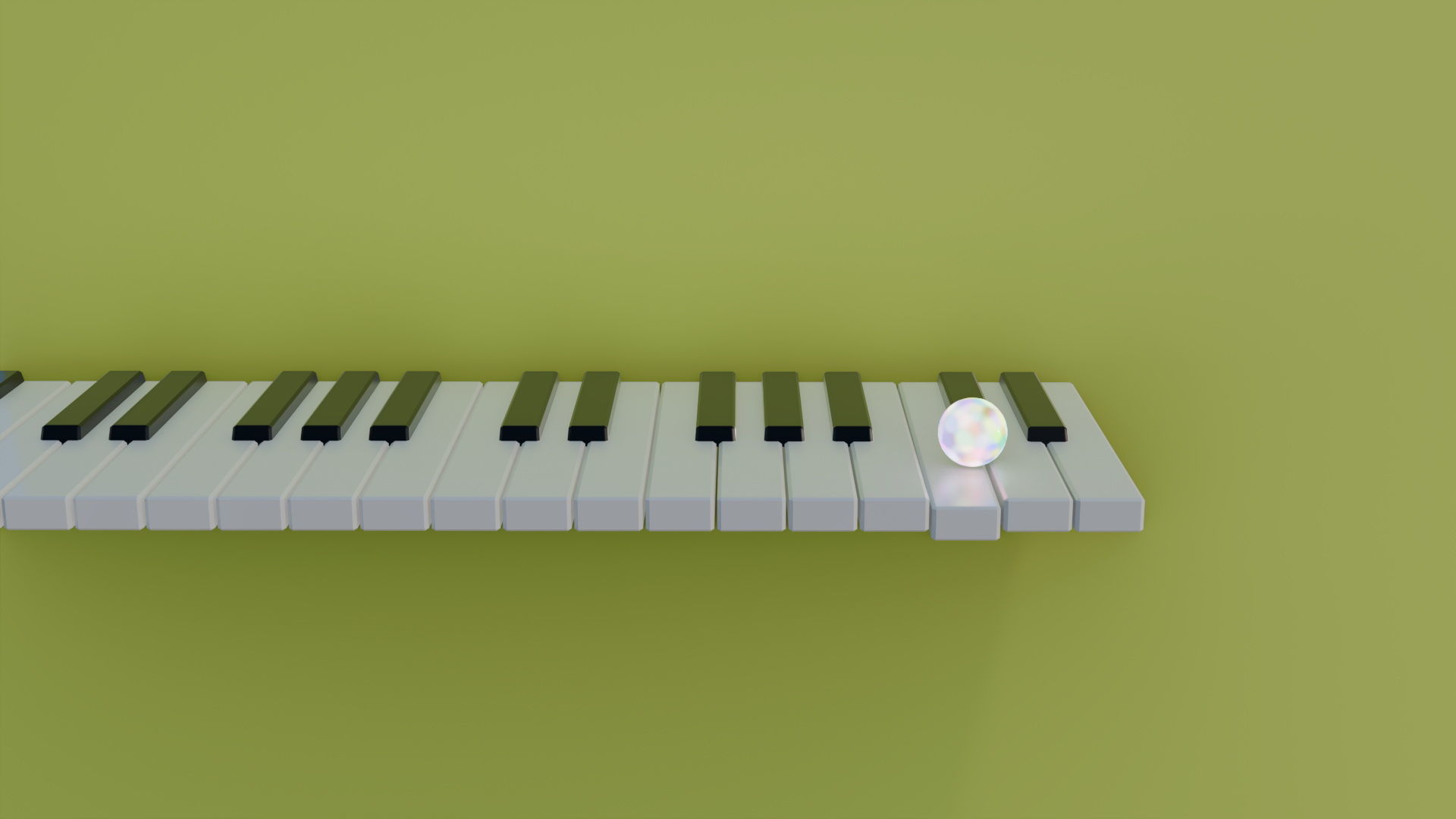 The ball rolls 3D model_1