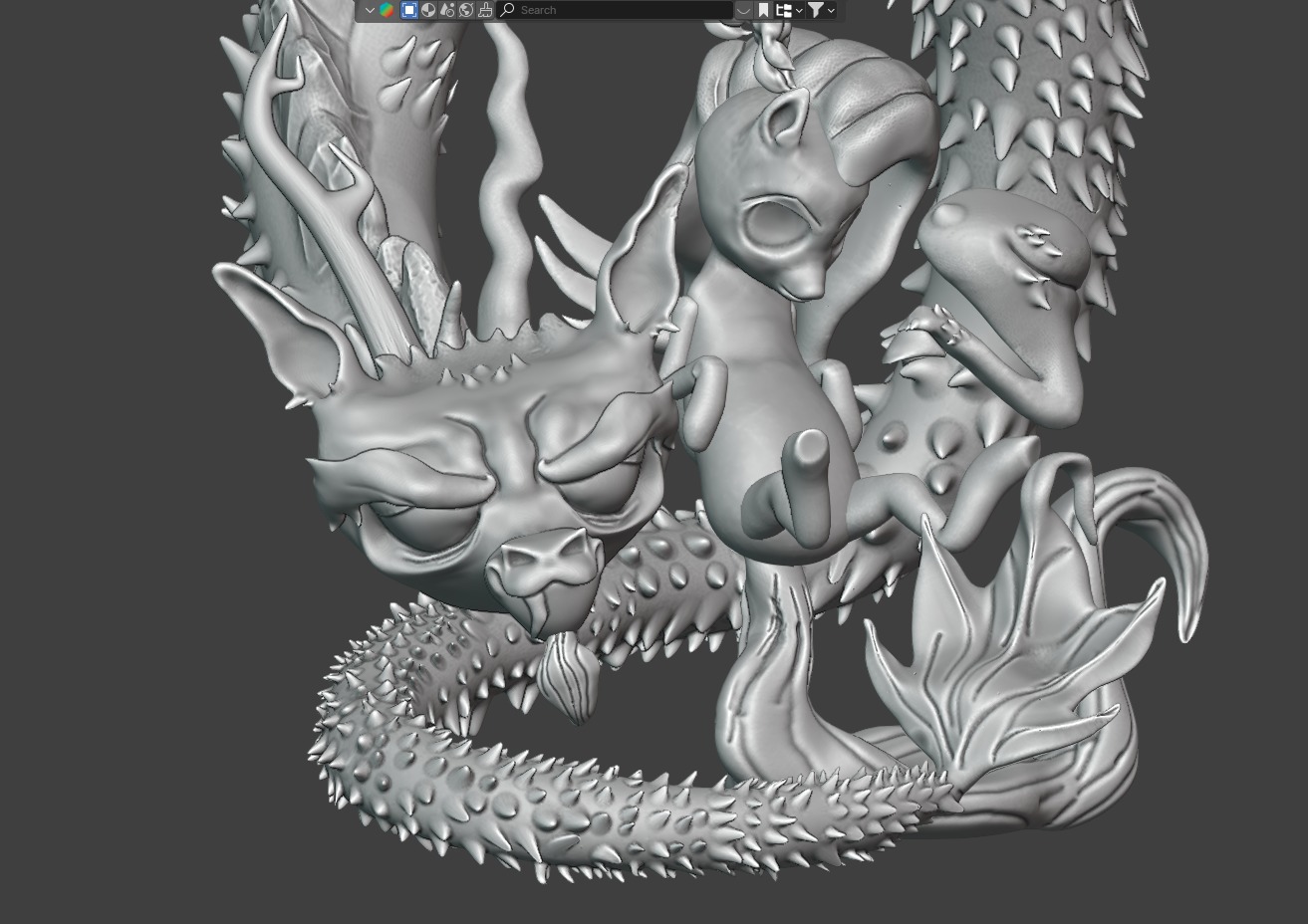 Discord Flutter 3D Model  Pony Statu  3D print model_3