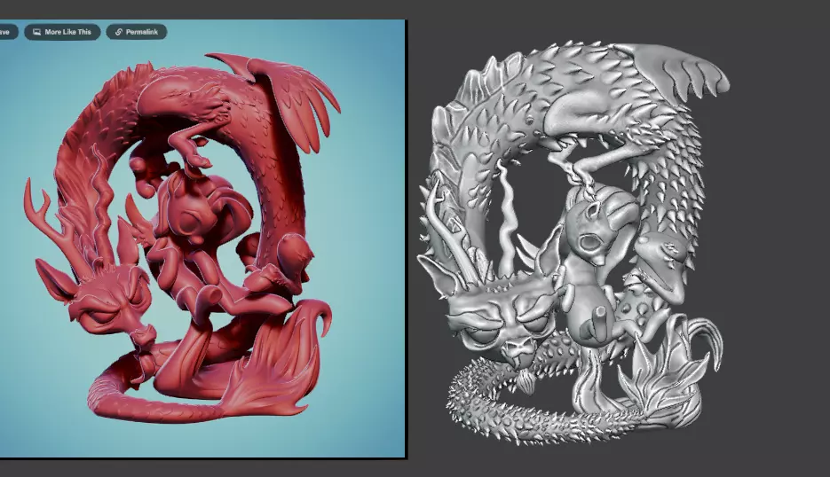 Discord Flutter 3D Model  Pony Statu  3D print model_0