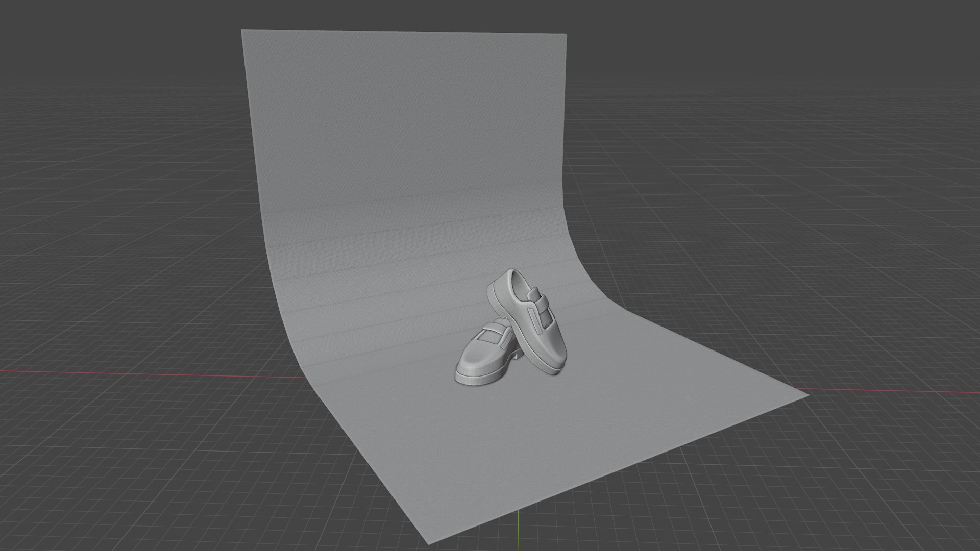 Stylized Cartoon Loafers - Game and Print Ready 3D Shoes 3D model_16