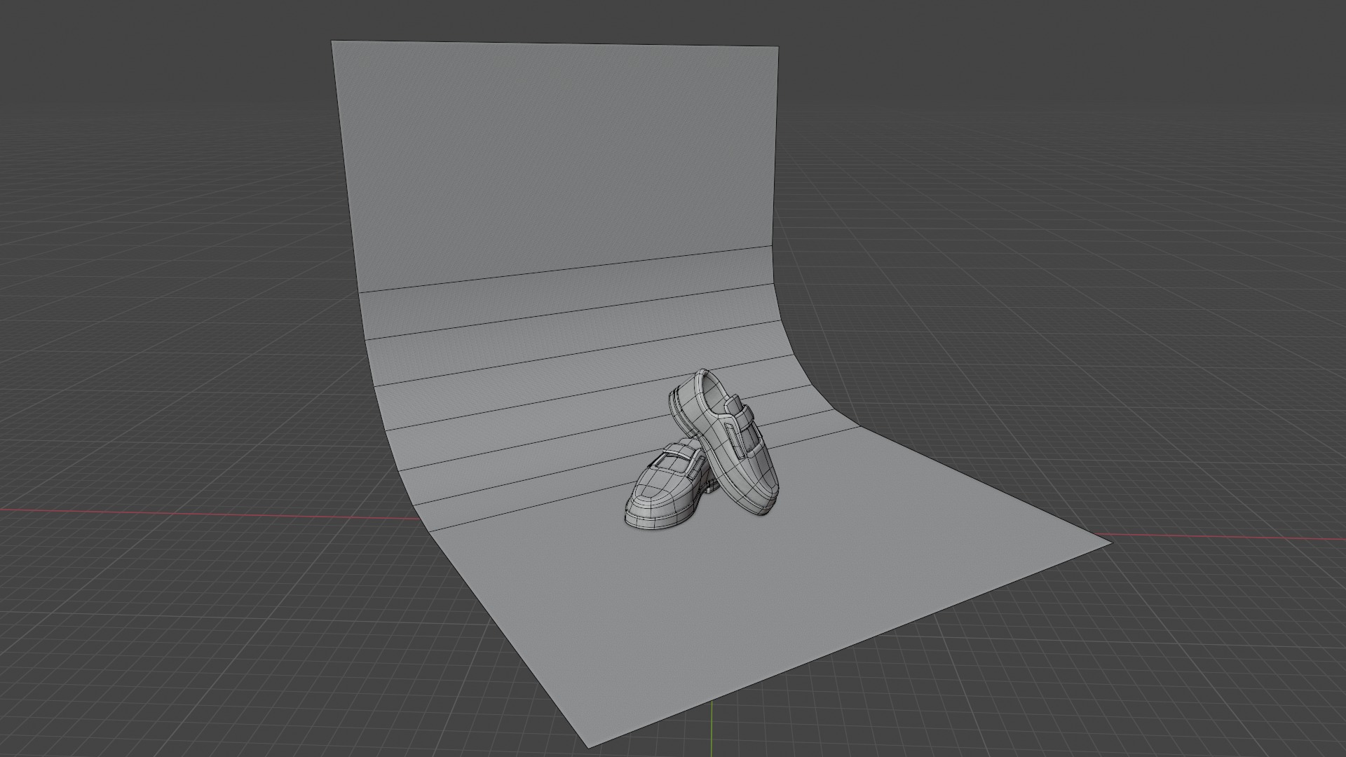 Stylized Cartoon Loafers - Game and Print Ready 3D Shoes 3D model_15