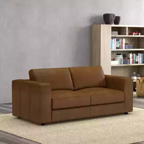 Carmel Lounge Leather Sofa by Pottery Barn