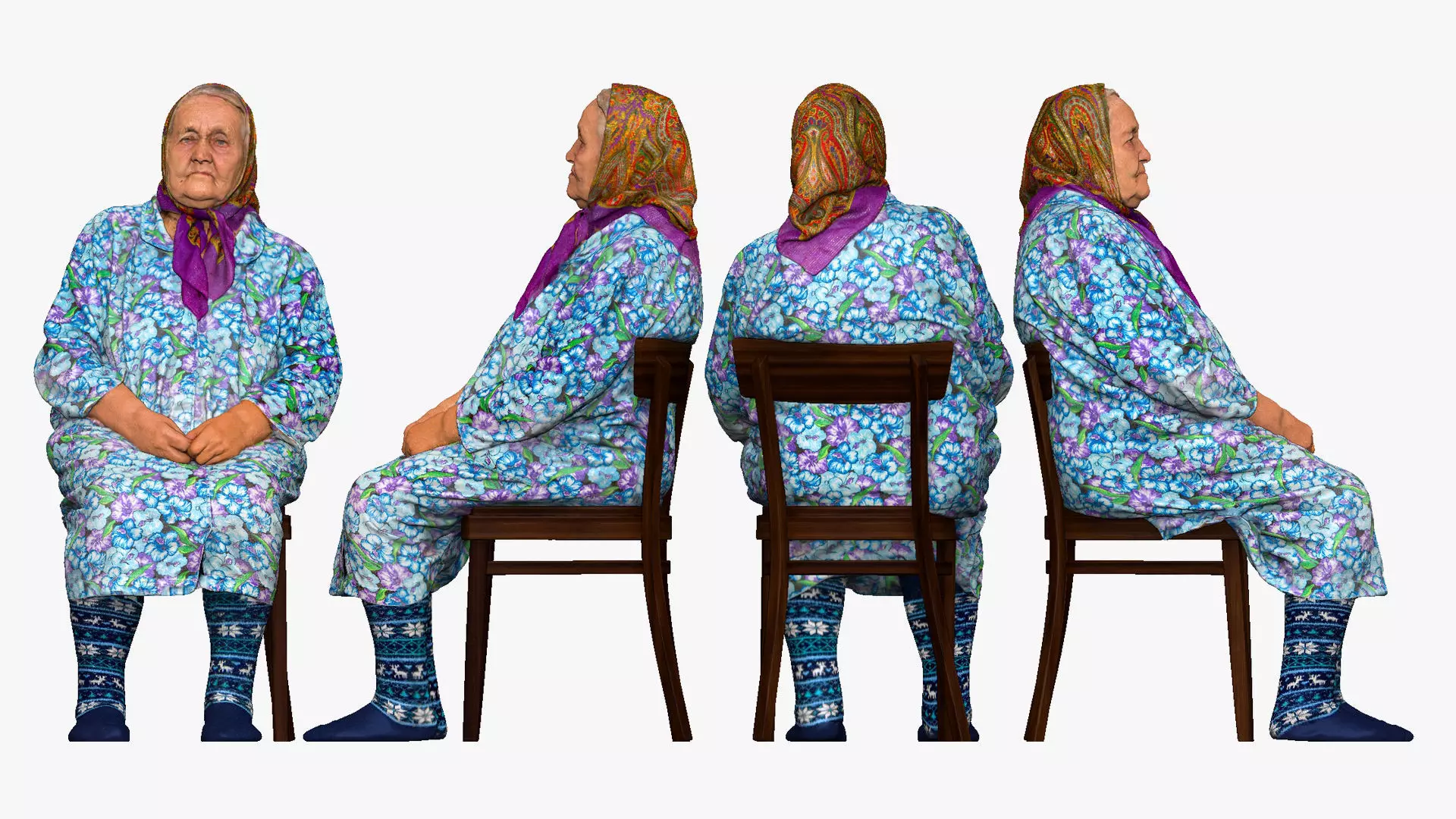 001535 Grandma 3D model_0