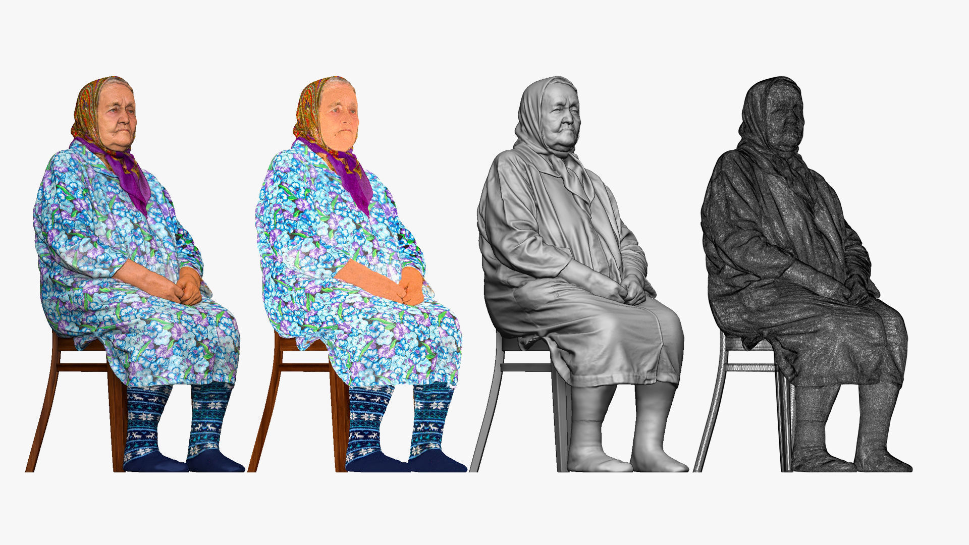 001535 Grandma 3D model_2