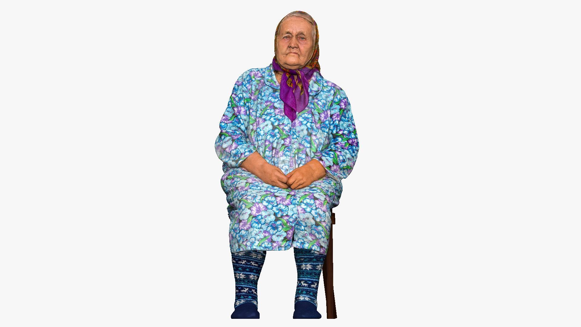 001535 Grandma 3D model_4