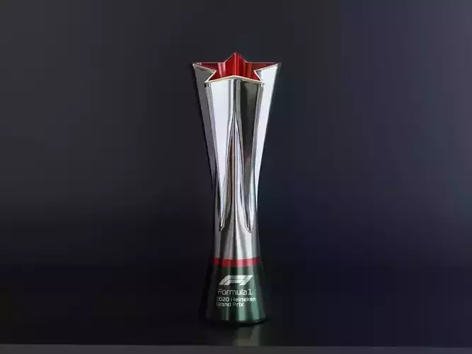 F1 Trophy - Heineken Sponsor Low-poly 3D model