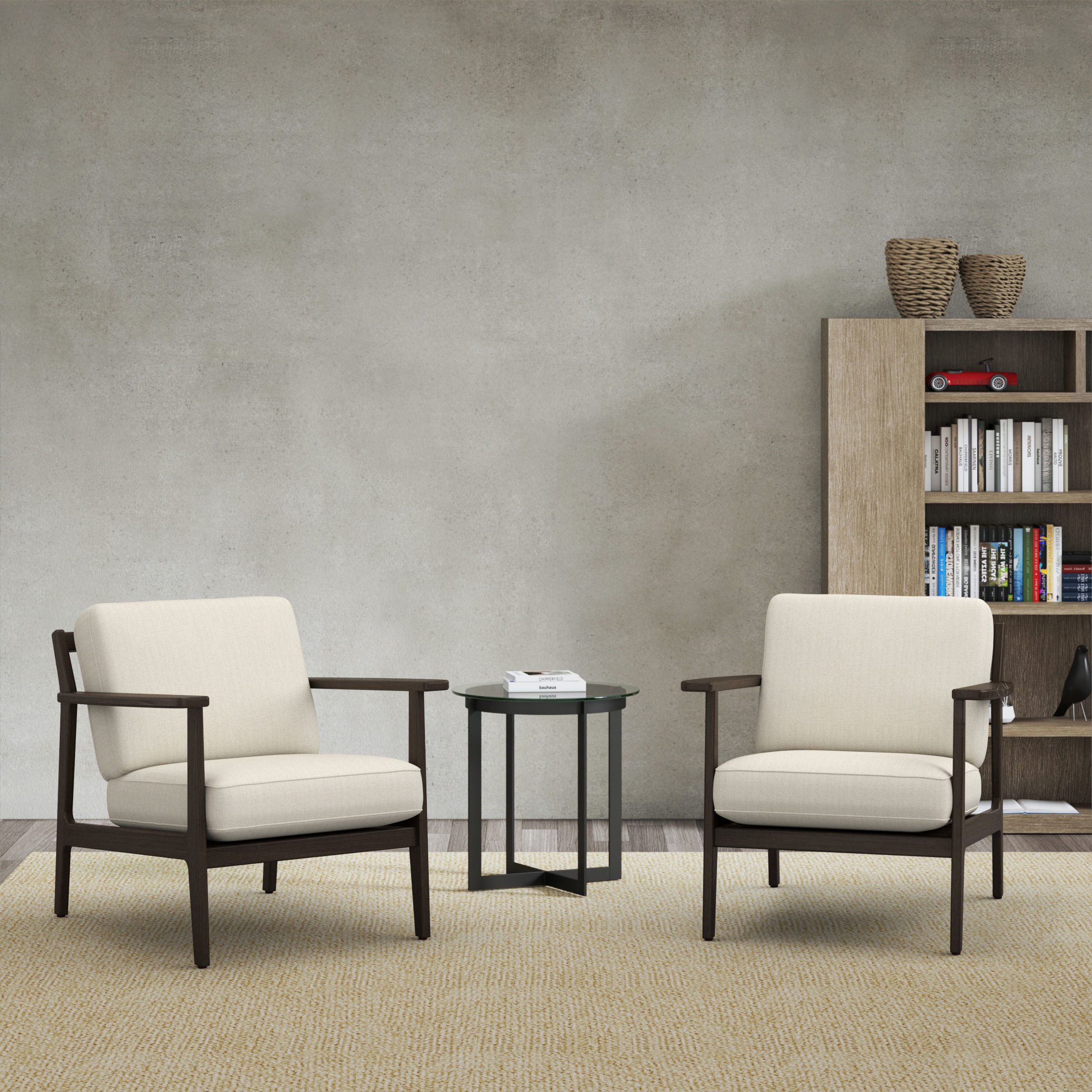 Cody Chair by Pottery Barn 3D model_1