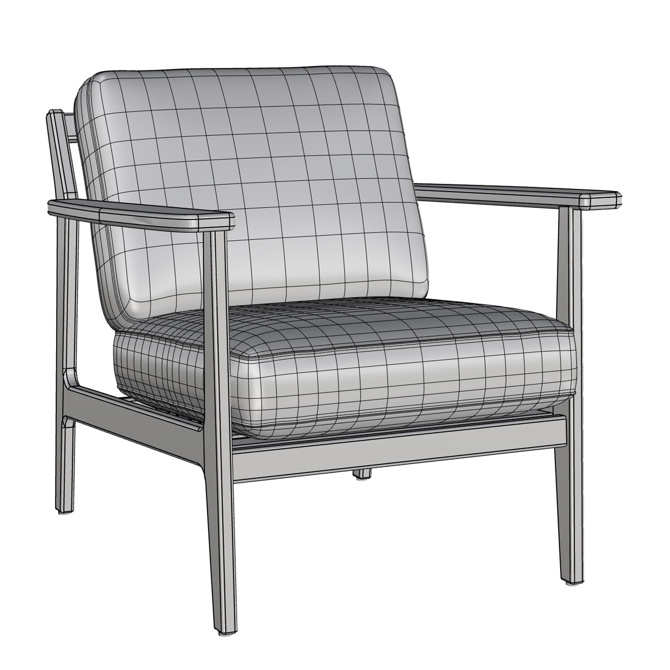 Cody Chair by Pottery Barn 3D model_9