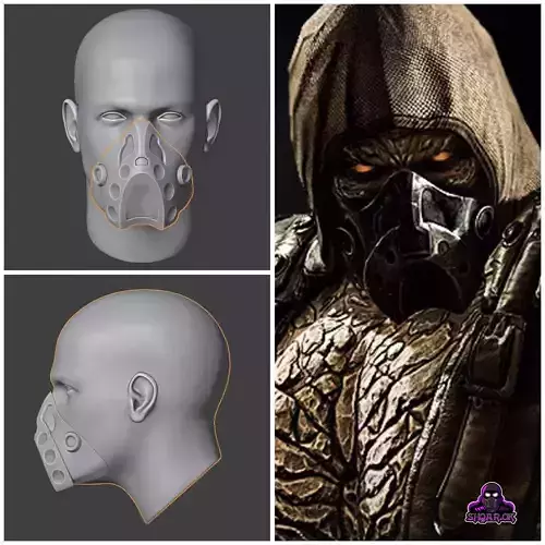 Tremor mask  from MKX 3D print model