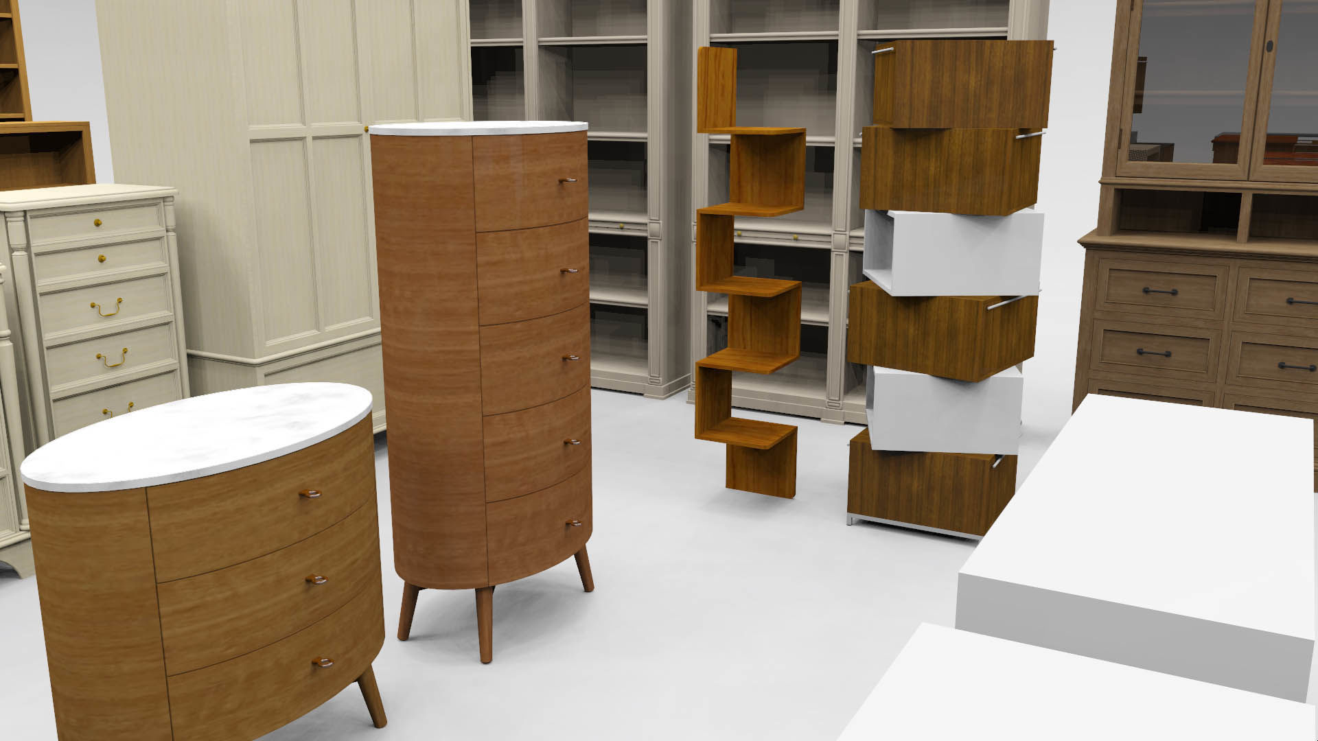 Storage and Display 1 Low-poly 3D model_6