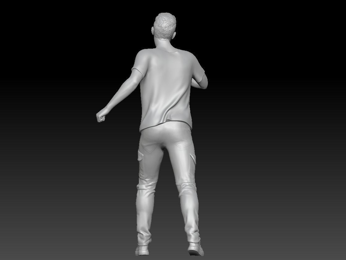 rock band singer boy 1 3D print model_2