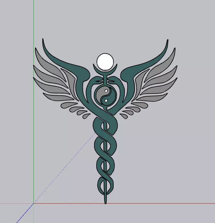 pendant  dollar 3D model_0