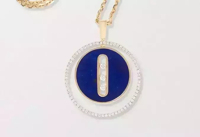   Messika  Lucky Move Medium Necklace with Diamonds