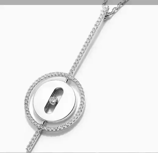 Messika Lucky Move Arrow Diamond Necklace