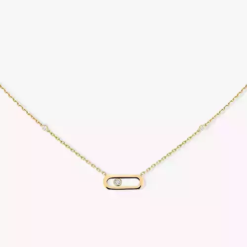 messika Gold Move Uno Yellow Gold Diamond Necklace