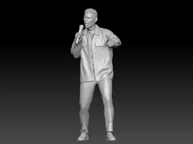 rock band singer boy 2 3D print model
