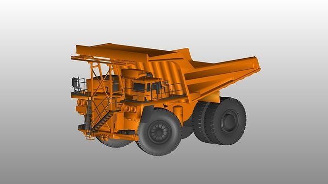 Komatsu Electric Dump Trucks 730E 3D model