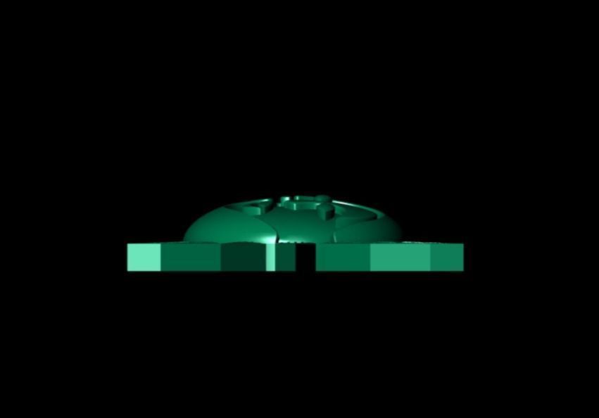 Sun and Moon Pendant 3D Model 3D print model_3