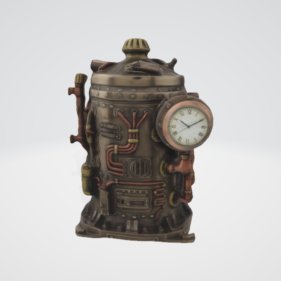 Mechanical Steampunk Time Machine 3D Render 3D model_4