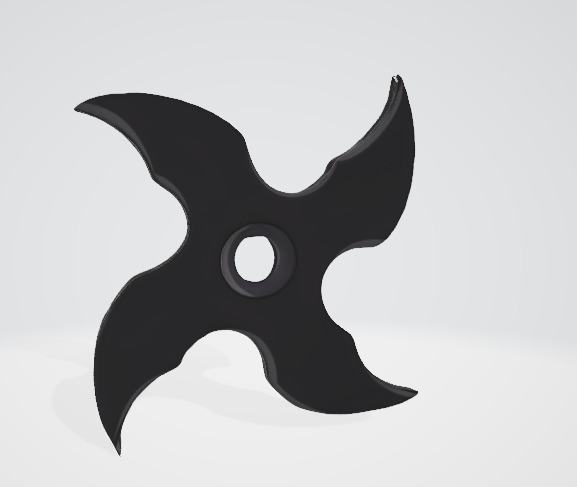 Realistic Shuriken 3D Model 3D model_2