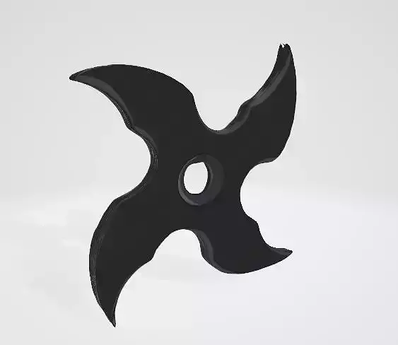 Realistic Shuriken 3D Model