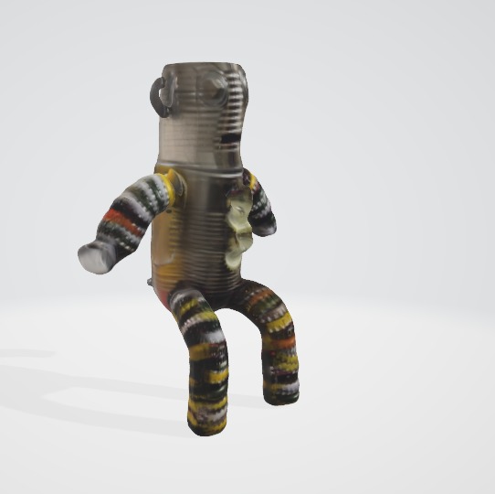 Recycled Cartoon Robot 3D Asset   3D model_3