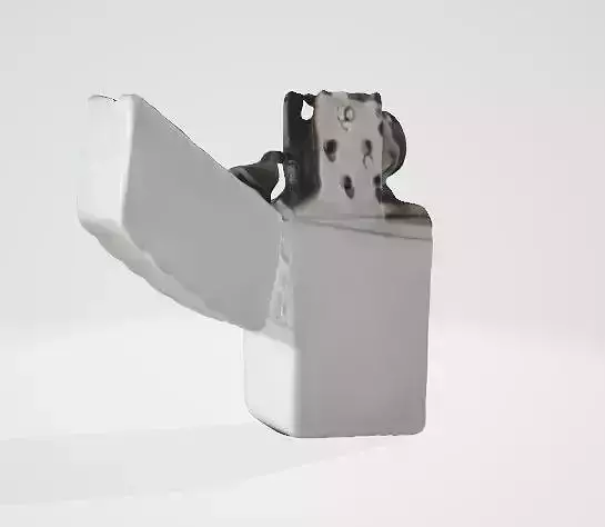 Classic White Lighter 3D Model