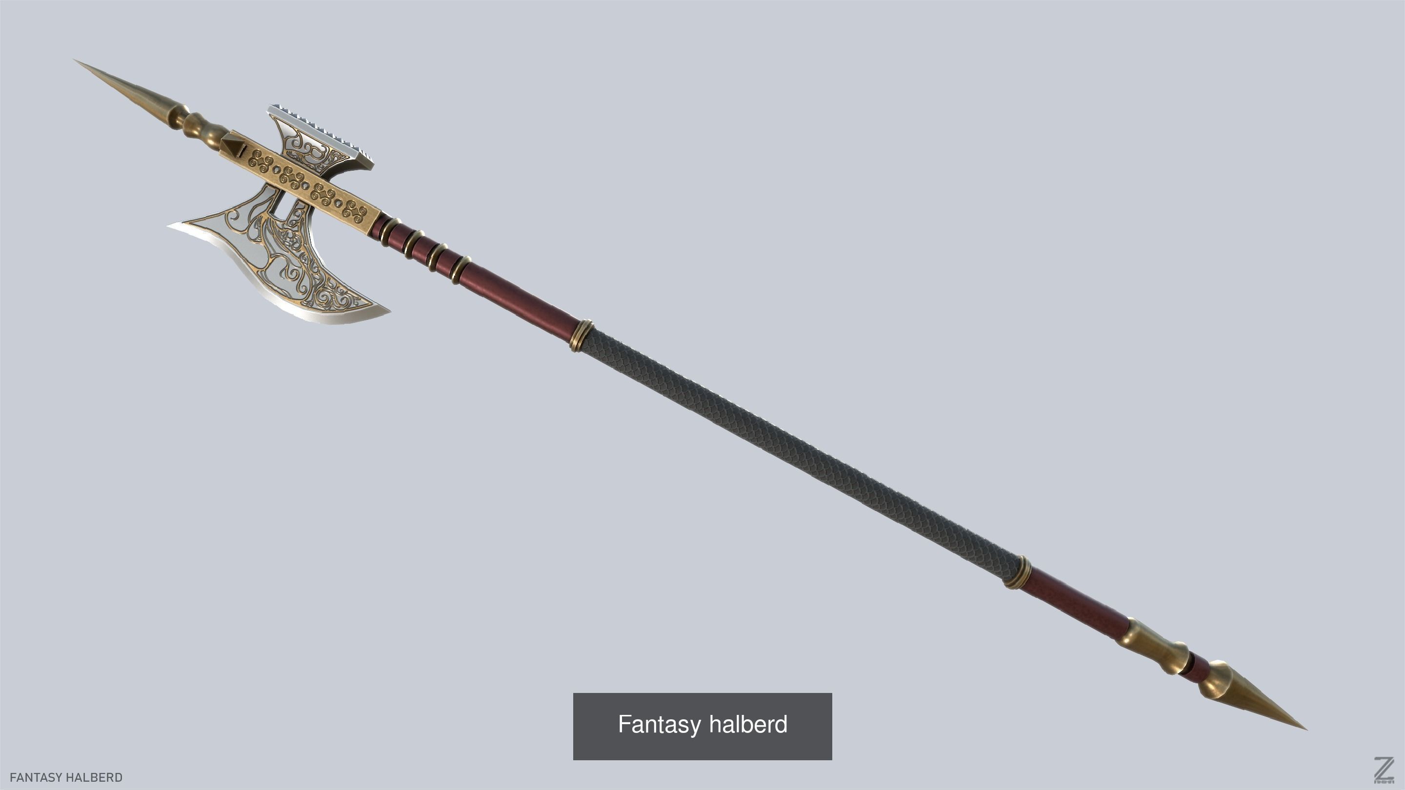 Fantasy halberd collection _8
