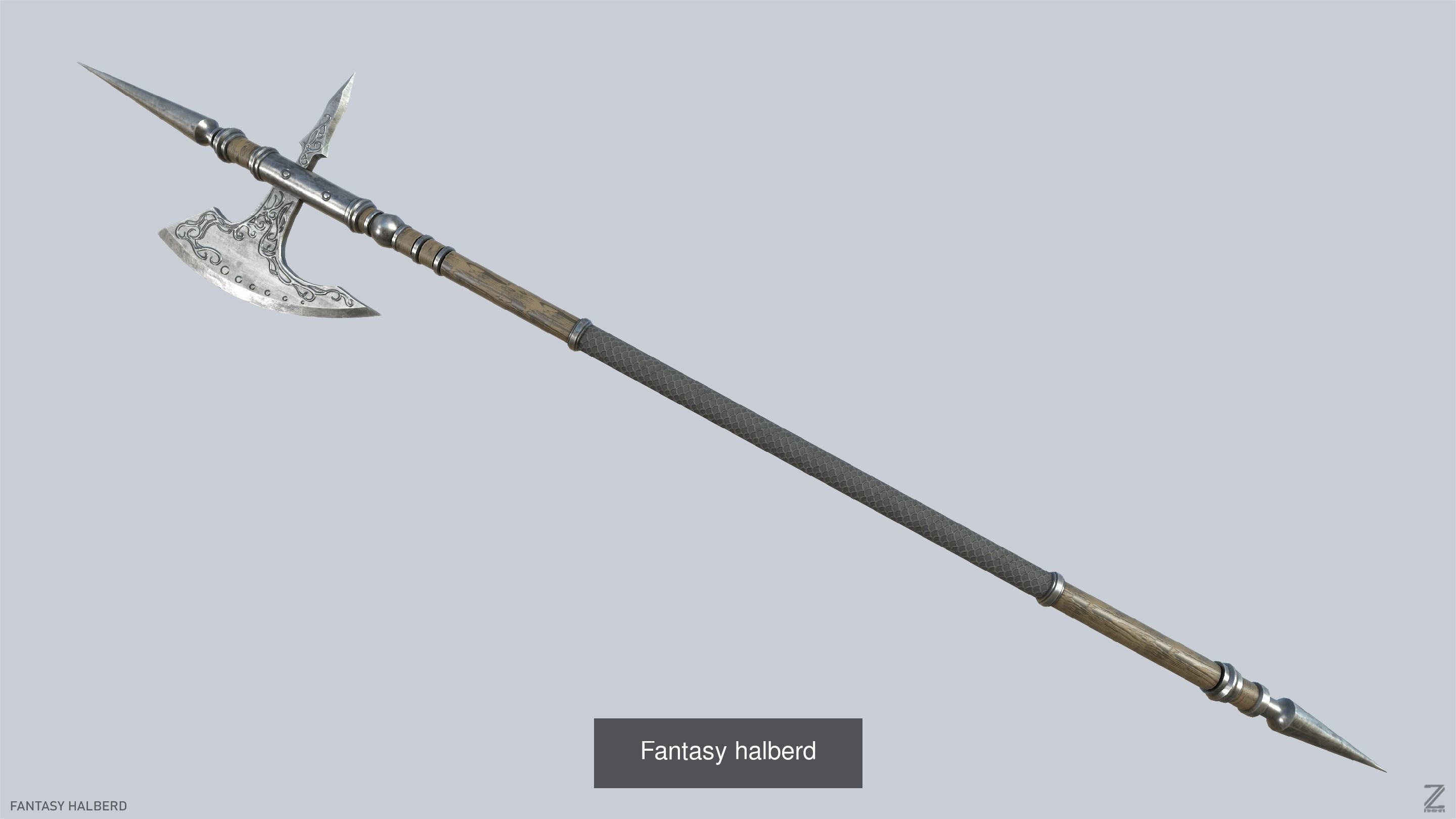 Fantasy halberd collection _9