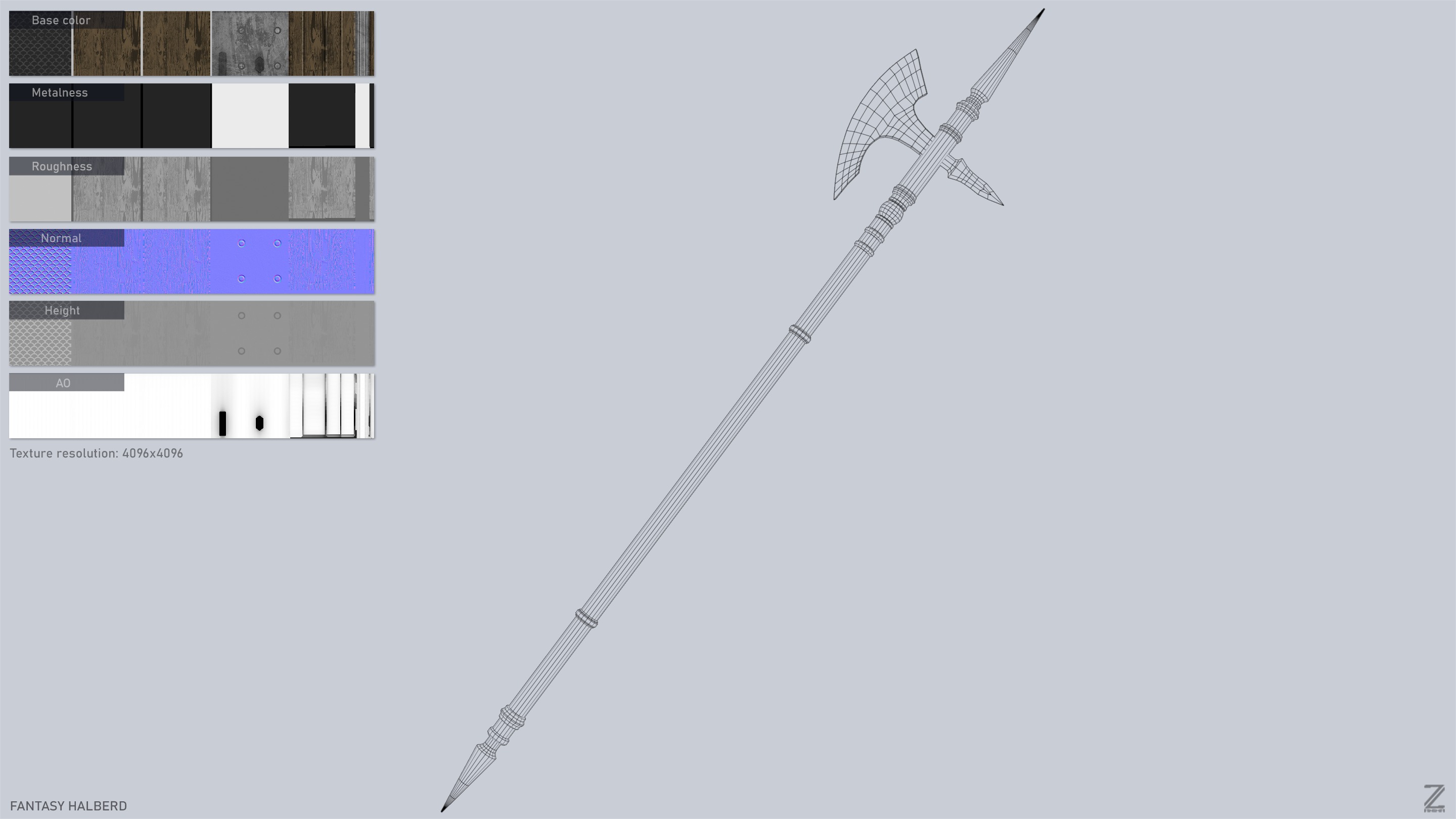 Fantasy halberd collection _12