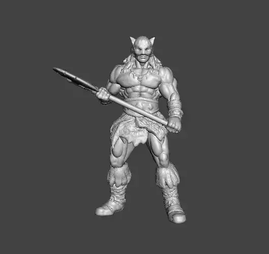 DARKWOLF ART MINIATURE MODEL FIGURE FOR FANTASY GAMES RPG DND 3D print model