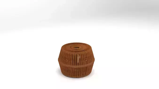ZigZag High Pouf by Kettal 3D model